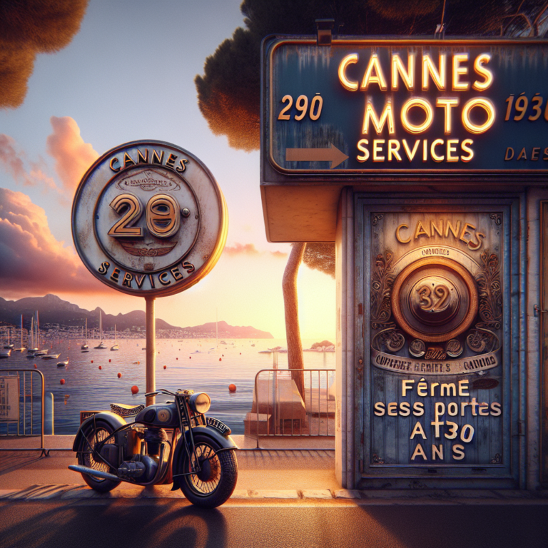 Après 30 ans d’activité, Cannes moto services ferme ses portes