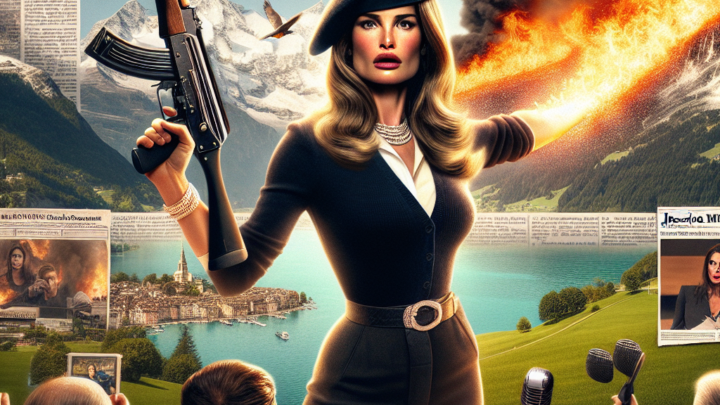 Incendie en Suisse : béret et fusil au poing… Quand Jessica Moretti, la gérante du Constellation, électrisait Cannes (Photos)