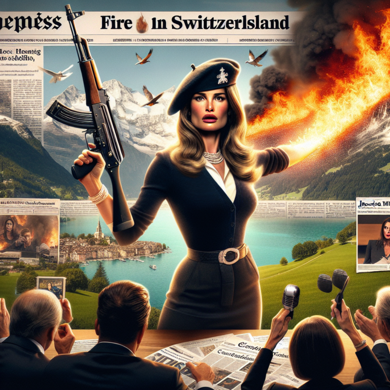 Incendie en Suisse : béret et fusil au poing… Quand Jessica Moretti, la gérante du Constellation, électrisait Cannes (Photos)