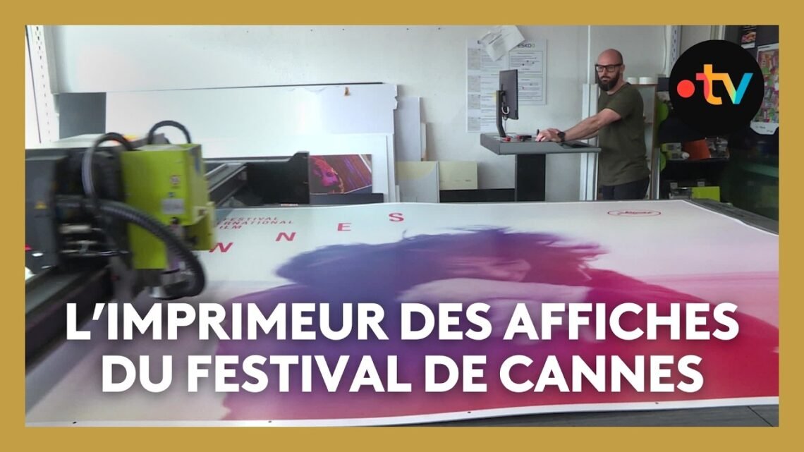 #Cannes2025 : dans les coulisses de l’imprimeur de l’affiche du Festival de Cannes