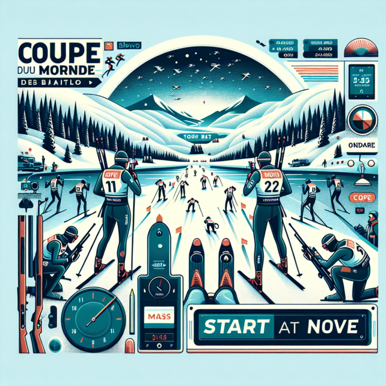 Coupe du monde de biathlon. À quelle heure et sur quelle chaîne TV voir les mass start à Nove