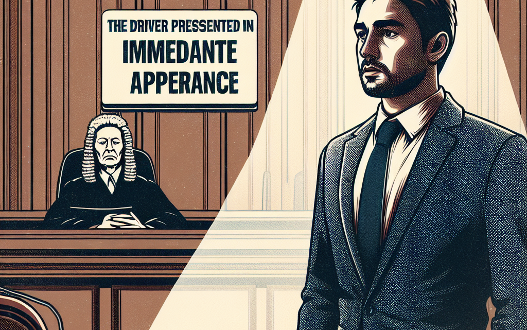 le conducteur présenté en comparution immédiate