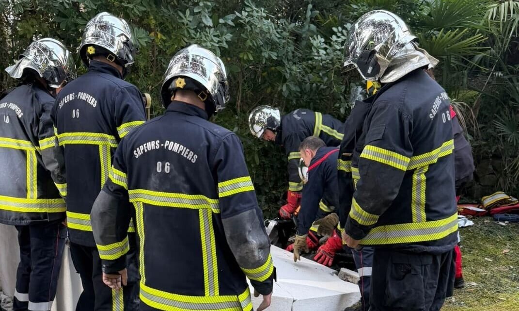 Près de Nice. Un ouvrier gravement blessé après l’effondrement d’un mur, ce qu’il s’est passé