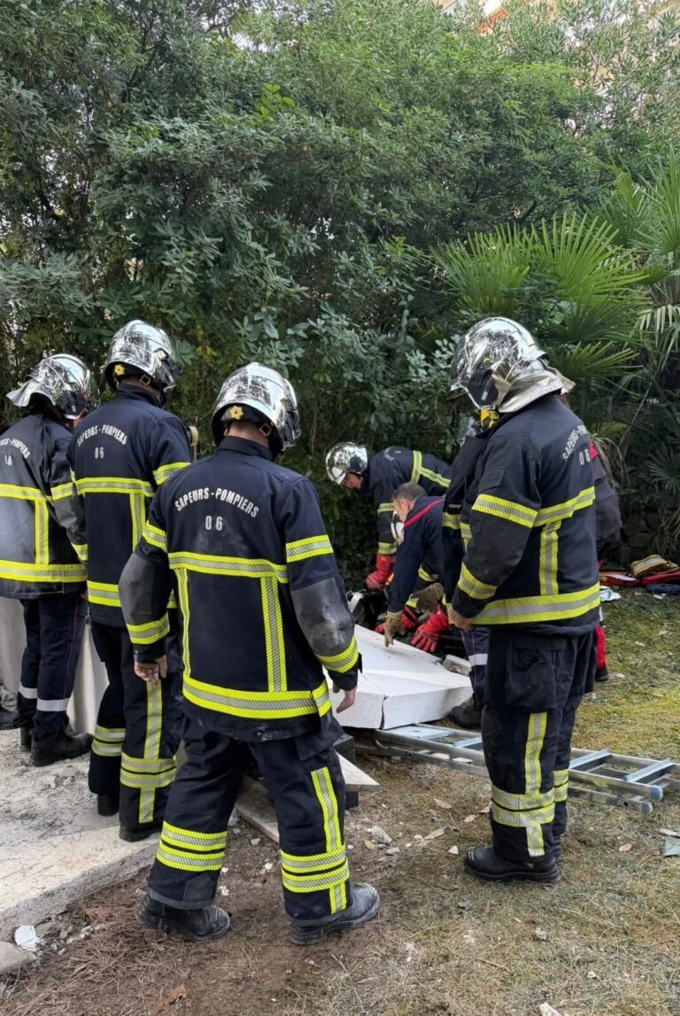 Près de Nice. Un ouvrier gravement blessé après l’effondrement d’un mur, ce qu’il s’est passé