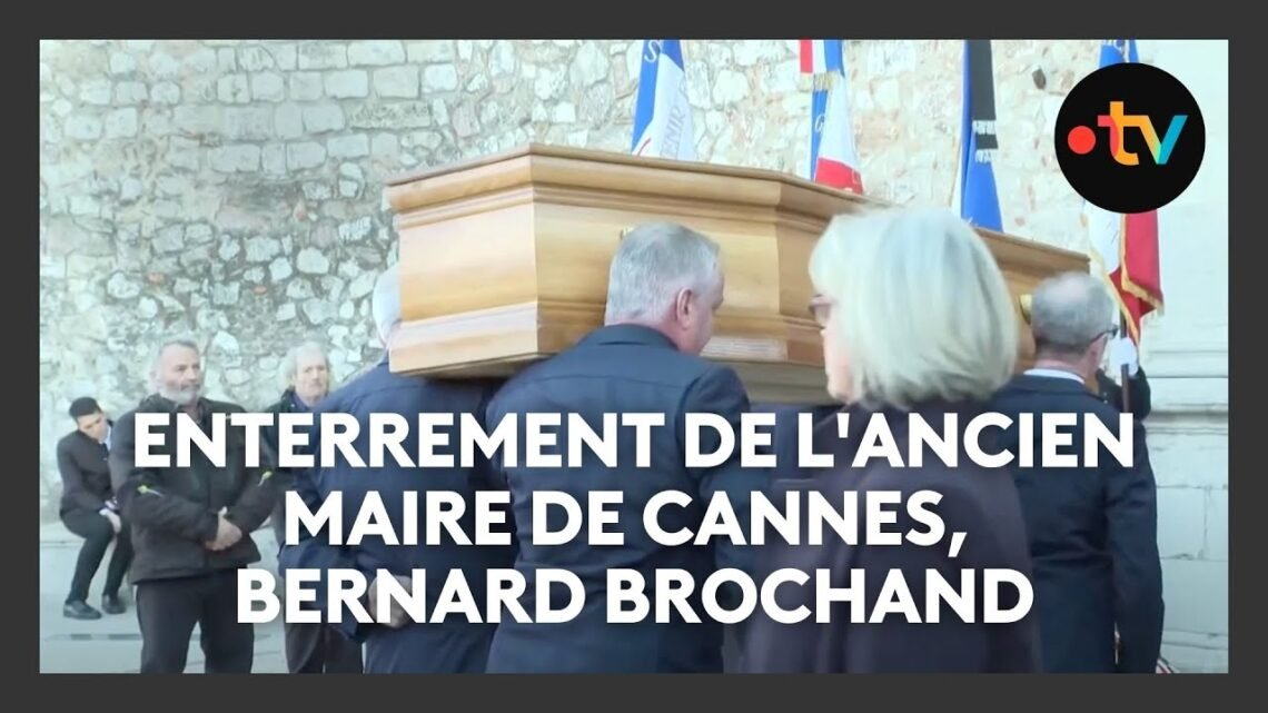 Enterrement de l’ancien maire de Cannes, Bernard Brochand