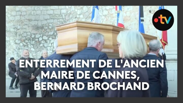 Enterrement de l’ancien maire de Cannes, Bernard Brochand