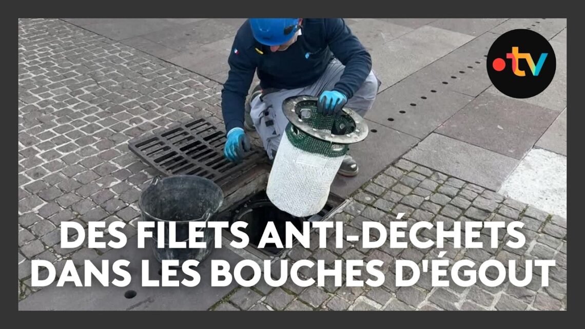 Des filets anti-déchets dans les bouches d’égout pour éviter la pollution marine à Mandelieu