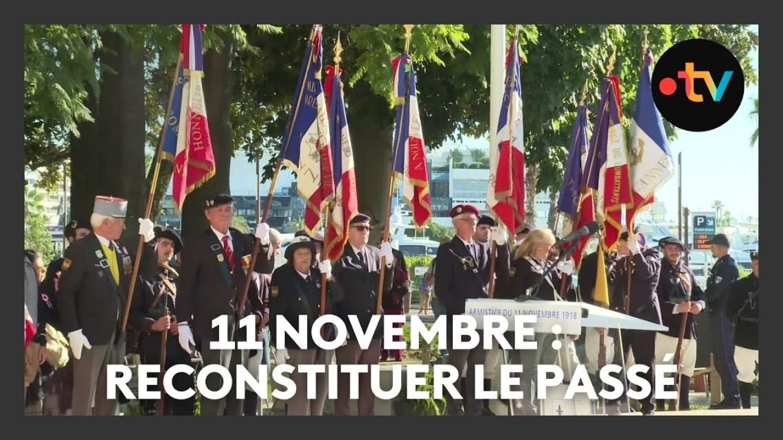 En costumes, des associations reconstituent l’armistice du 11 novembre à Cannes