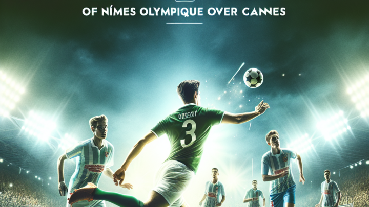 Un Oualid Orinel chirurgical lors de la victoire (3-0) de Nîmes Olympique face à Cannes