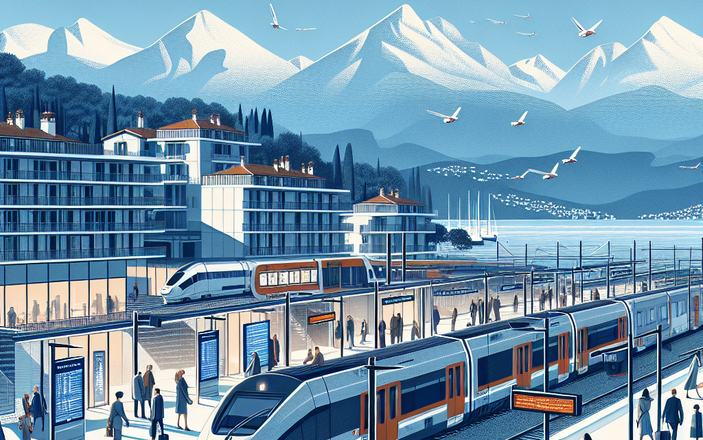 Alpes-Maritimes : modernisation ferroviaire à Cannes avec création d’une gare à La Bocca