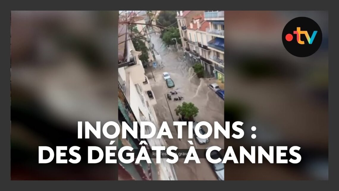 Les Alpes-Maritimes en vigilance jaune orages et pluie-inondation : des dégâts à Cannes