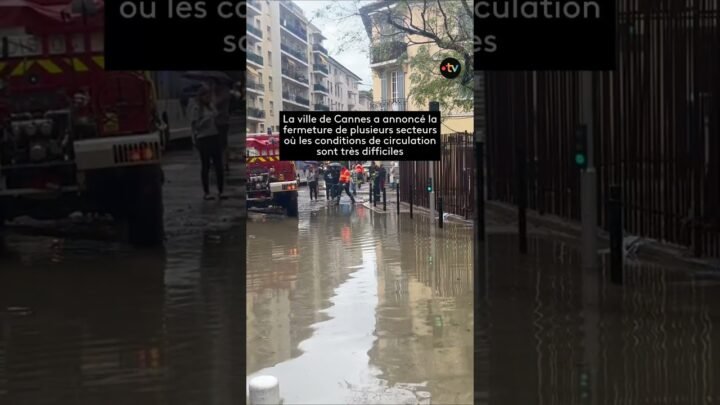 Les Alpes-Maritimes en vigilance jaune orages et pluie-inondation