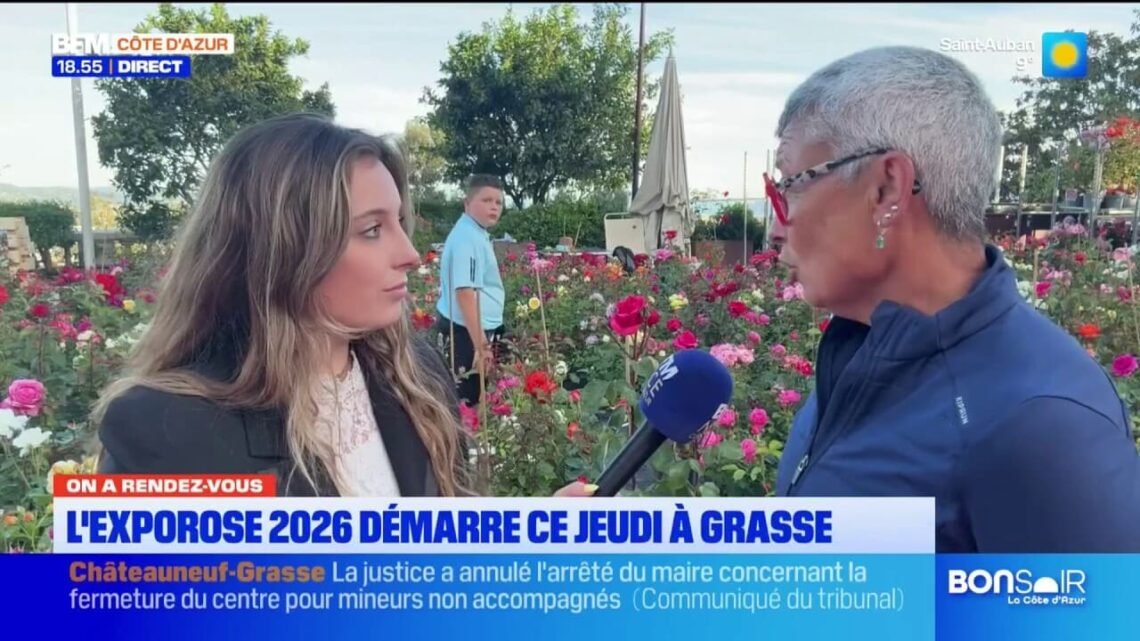 On a rdv à la 53ème édition de l'Exporose de Grasse