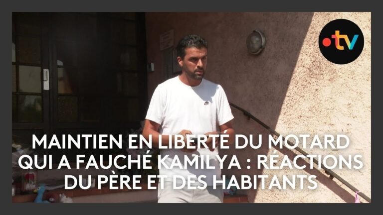 Maintien en liberté du motard qui a fauché Kamilya : réactions du père et des habitants de Vallauris