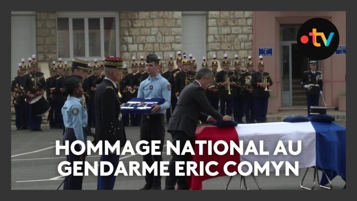 L’hommage national rendu à Eric Comyn, le gendarme fauché lors d’un contrôle routier à Mougins