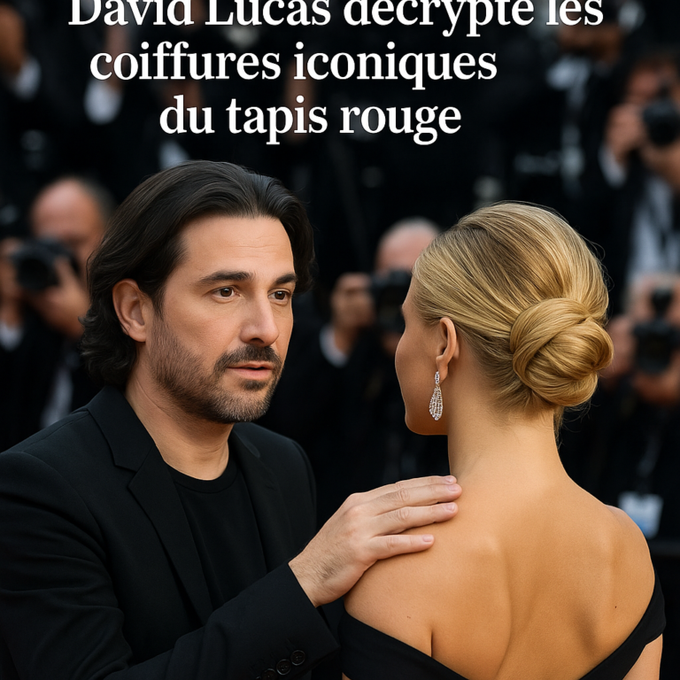 “À Cannes, il faut jouer le jeu du glamour” : David Lucas décrypte les coiffures iconiques du tapis rouge