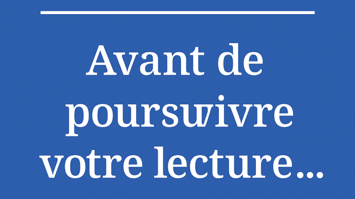 Le Figaro – Avant de poursuivre votre lecture …