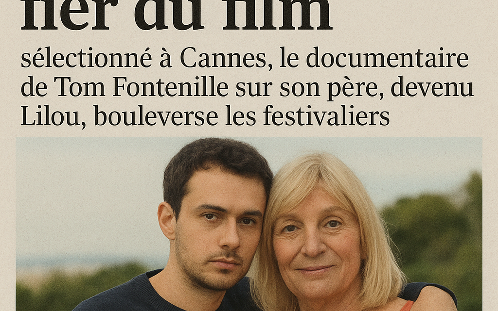 “Papa serait très fier du film” : sélectionné à Cannes, le documentaire de Tom Fontenille sur son père, devenu Lilou, bouleverse les festivaliers