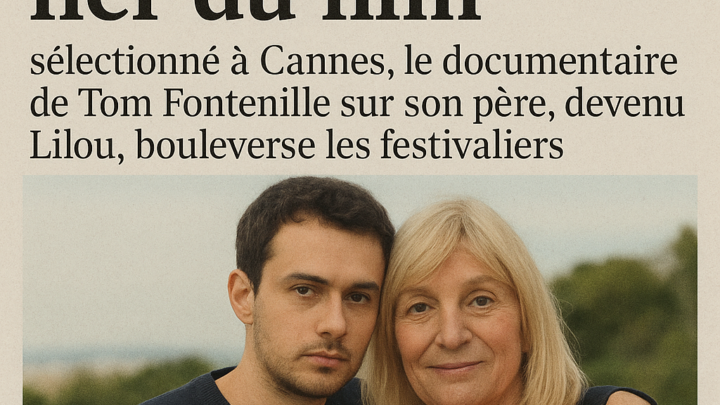 “Papa serait très fier du film” : sélectionné à Cannes, le documentaire de Tom Fontenille sur son père, devenu Lilou, bouleverse les festivaliers