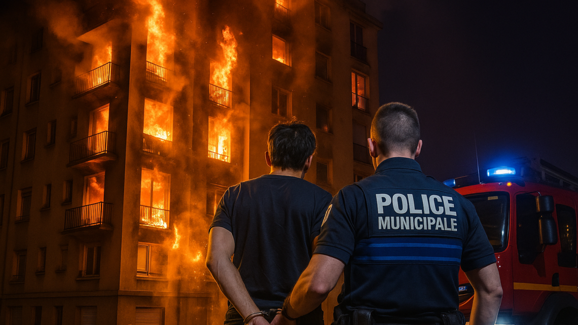 “Un individu a été interpellé par la police municipale” : un immeuble s’enflamme, plusieurs personnes légèrement blessées et relogées après un incendie