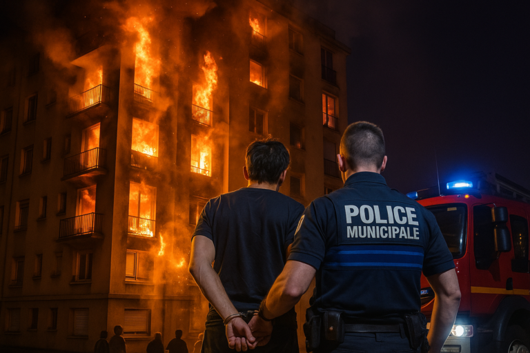 « Un individu a été interpellé par la police municipale » : un immeuble s&rsquo;enflamme, plusieurs personnes légèrement blessées et relogées après un incendie