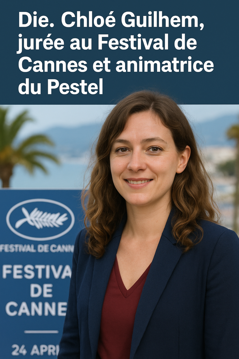 Die. Chloé Guilhem, jurée au Festival de Cannes et animatrice du Pestel