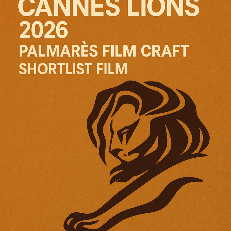 CANNES LIONS 2026 – Palmarès Film Craft – Shortlist Film