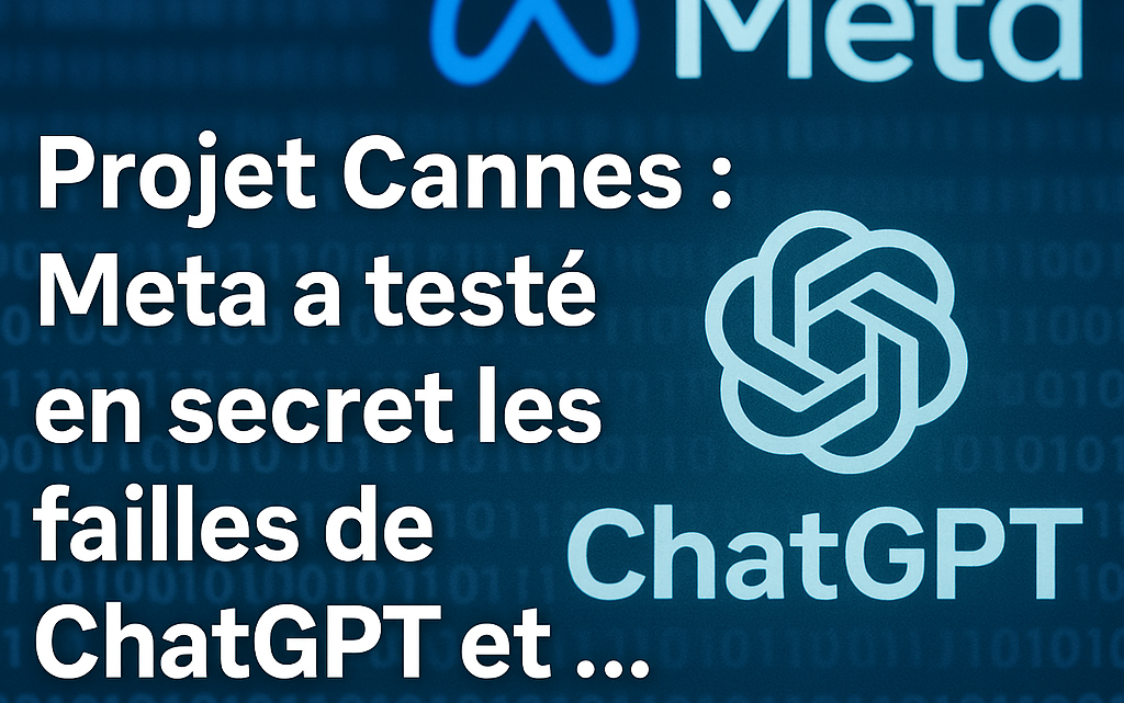 Projet Cannes : Meta a testé en secret les failles de ChatGPT et …
