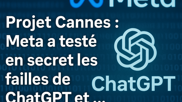 Projet Cannes : Meta a testé en secret les failles de ChatGPT et …