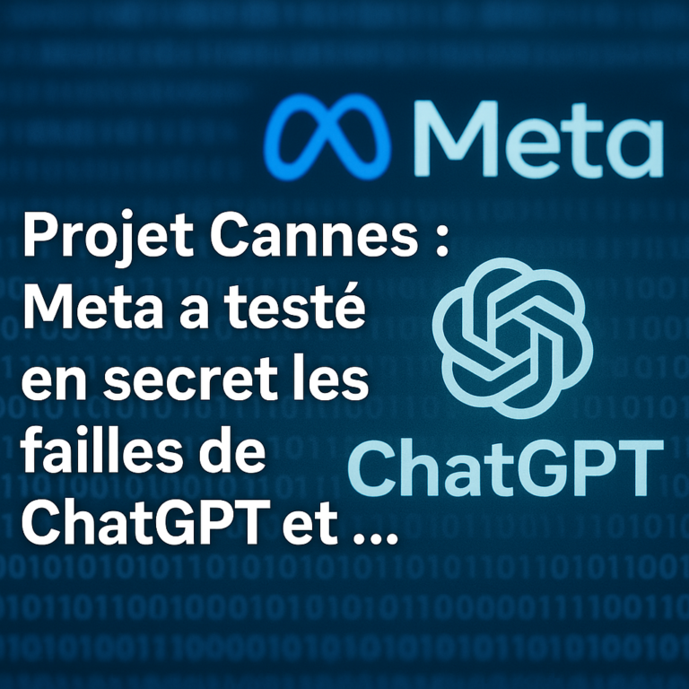 Projet Cannes : Meta a testé en secret les failles de ChatGPT et …