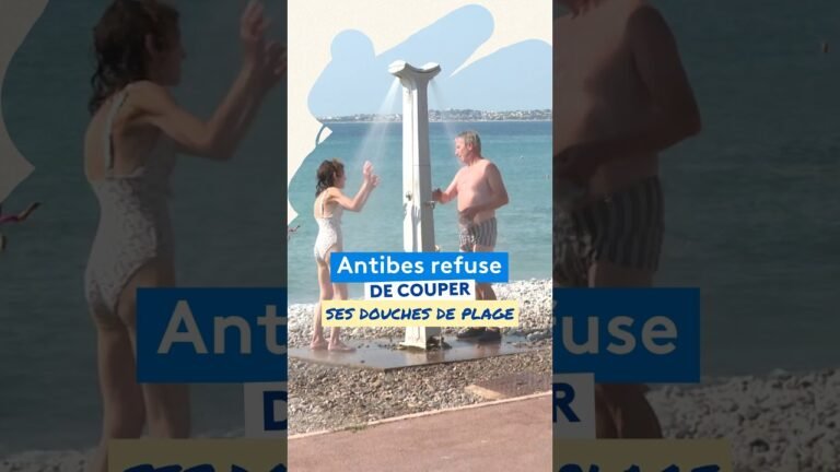 Antibes refuse de couper ses douches de plage malgré l&rsquo;arrêté sécheresse