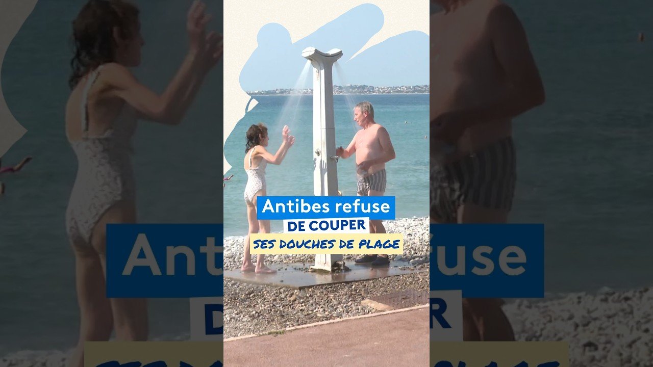 Antibes refuse de couper ses douches de plage malgré l&rsquo;arrêté sécheresse