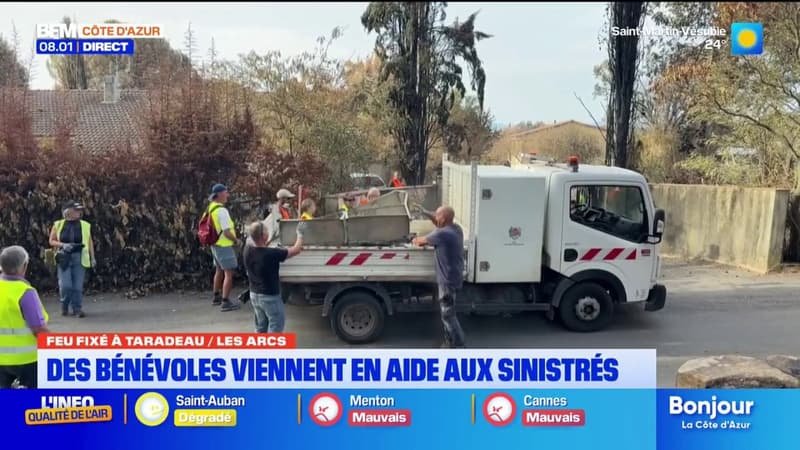 Après l&rsquo;incendie de Taradeau/Les Arcs, près de 150 bénévoles viennent en aide aux sinistrés