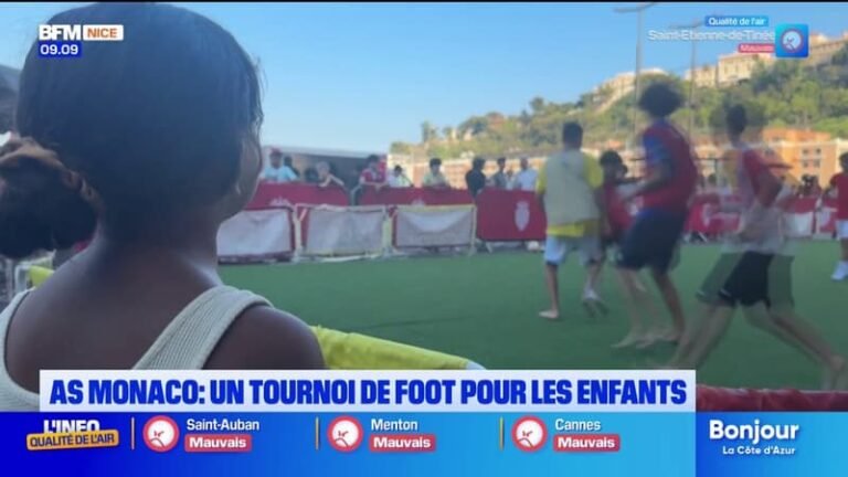 AS Monaco : un tournoi de foot organisé pour les enfants