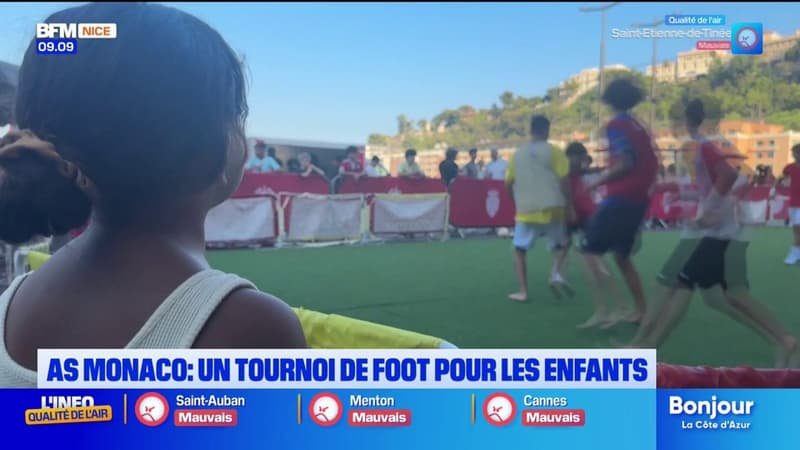 AS Monaco : un tournoi de foot organisé pour les enfants