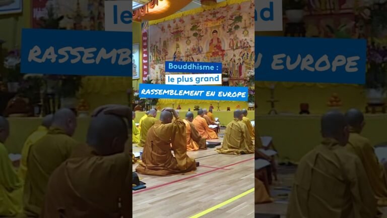 Bouddhisme : immersion dans le plus grand rassemblement en Europe