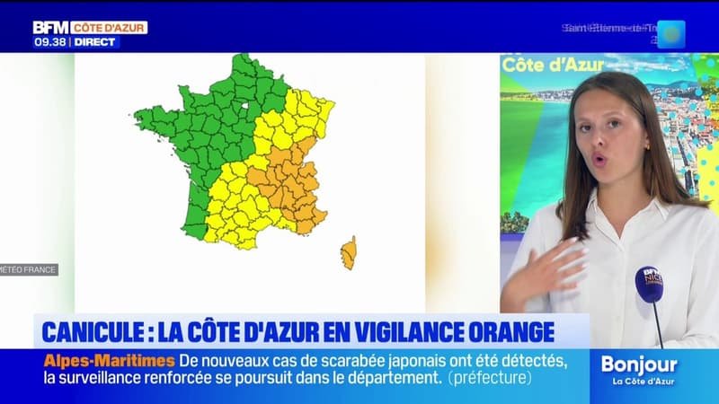 Canicule : la Côte d&rsquo;Azur placée en vigilance orange