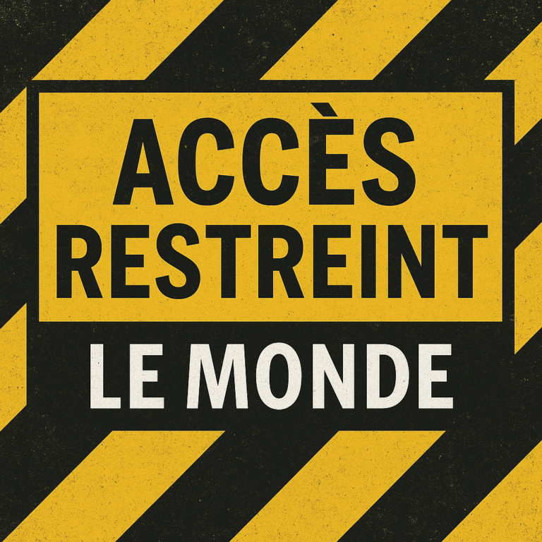 Accès restreint – Le Monde