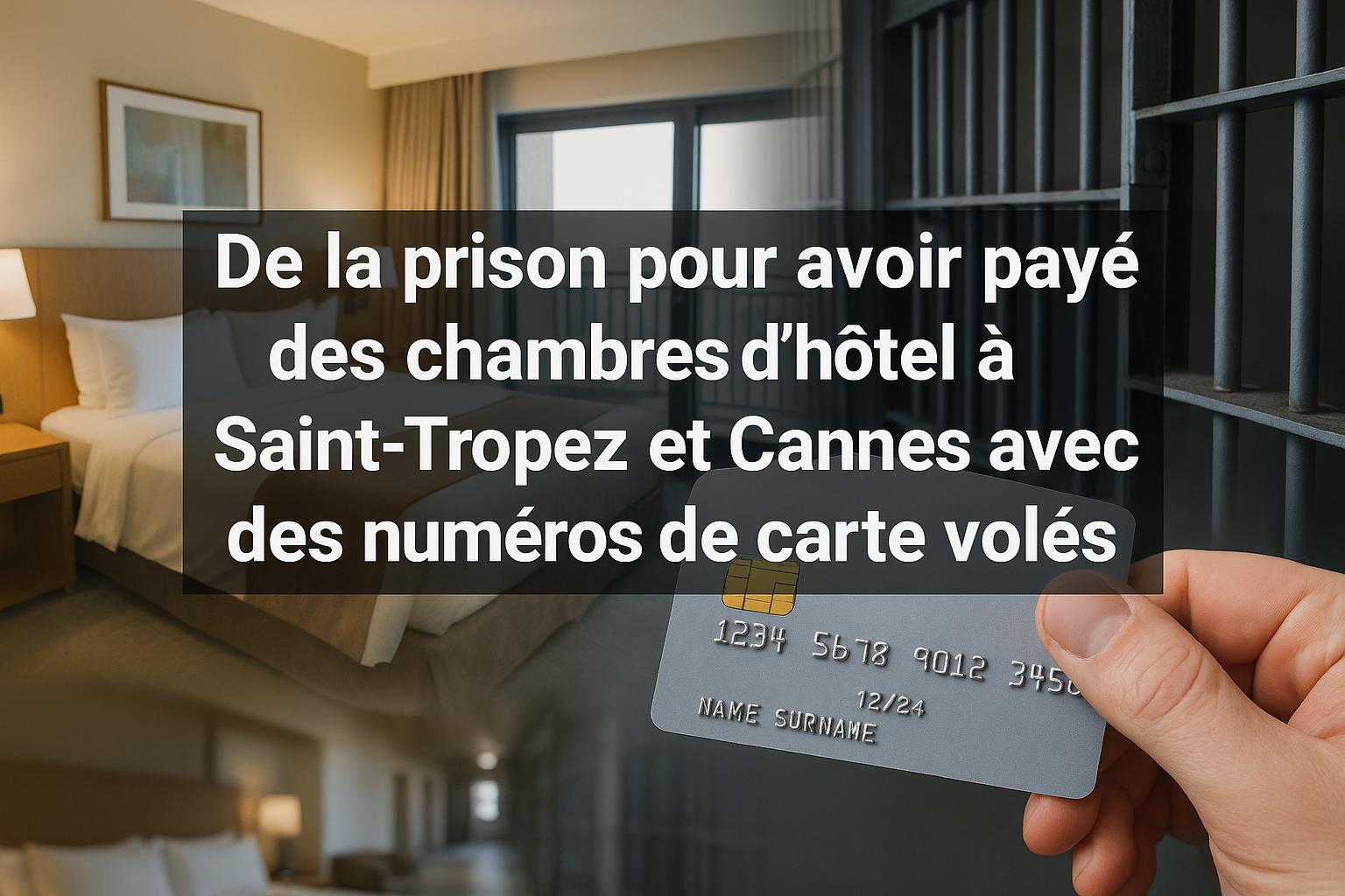 De la prison pour avoir payé des chambres d’hôtel à Saint-Tropez et Cannes avec des numéros de carte volés