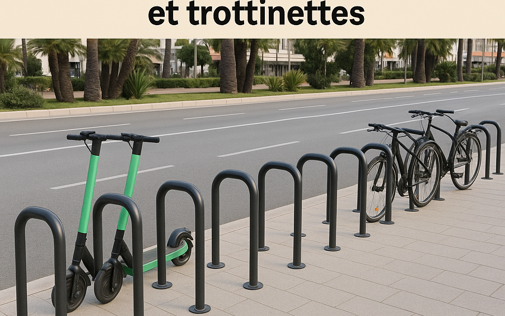 Cannes : 21 nouveaux arceaux pour stationner vélos et trottinettes