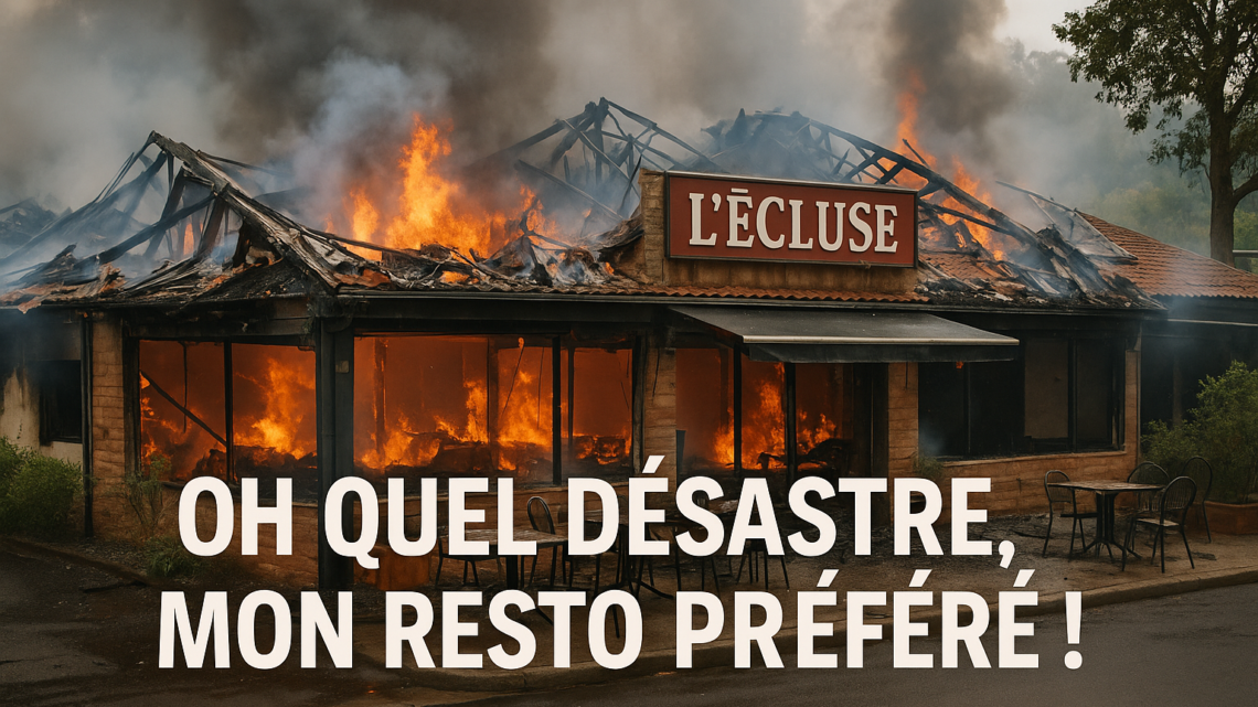 « Oh quel désastre, mon resto préféré ! » : l’incendie du restaurant L’Écluse à Pégomas provoque un vif émoi parmi sa clientèle, de Cannes à Grasse