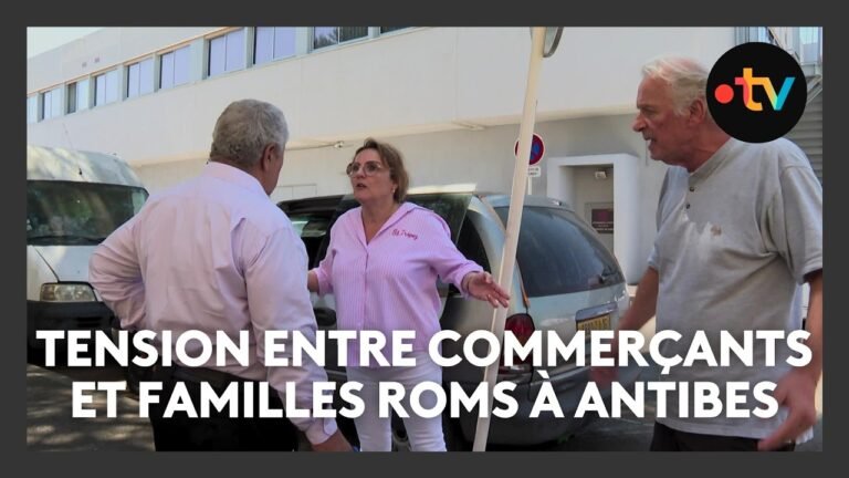 Des familles roms s&rsquo;installent sur un parking, la tension monte avec les commerçants alentours