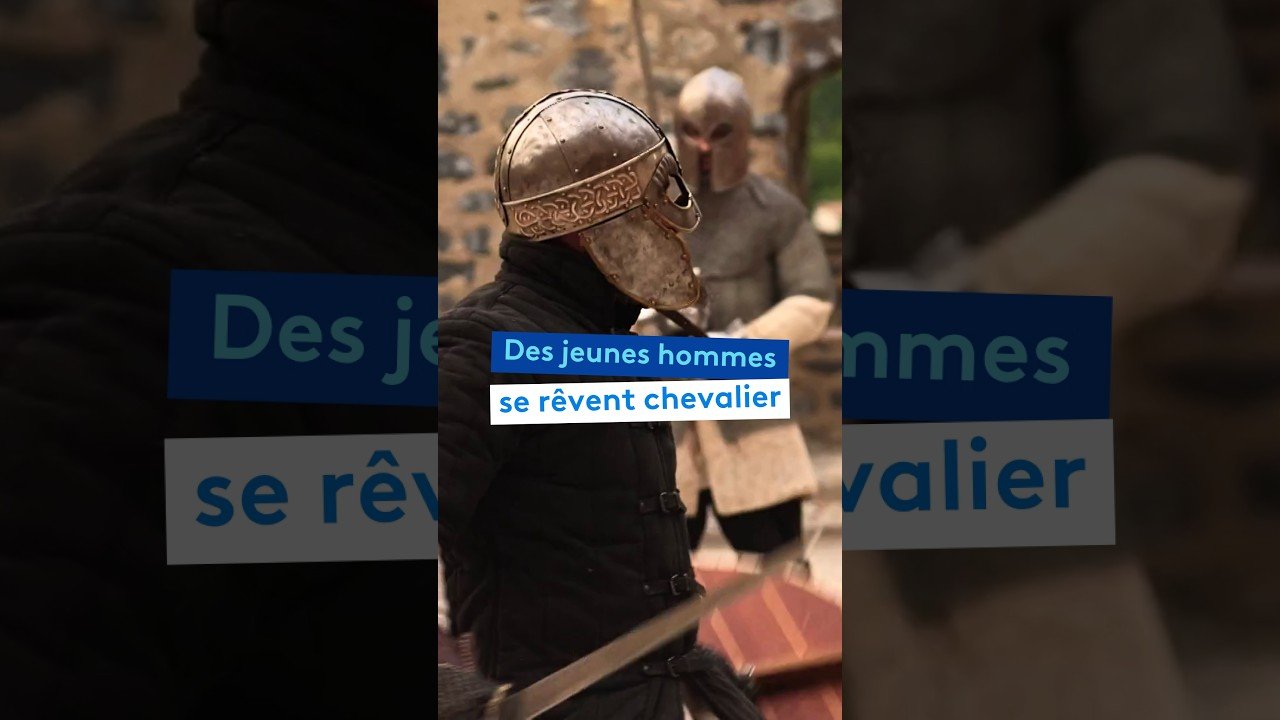 Des jeunes hommes se rêvent chevalier
