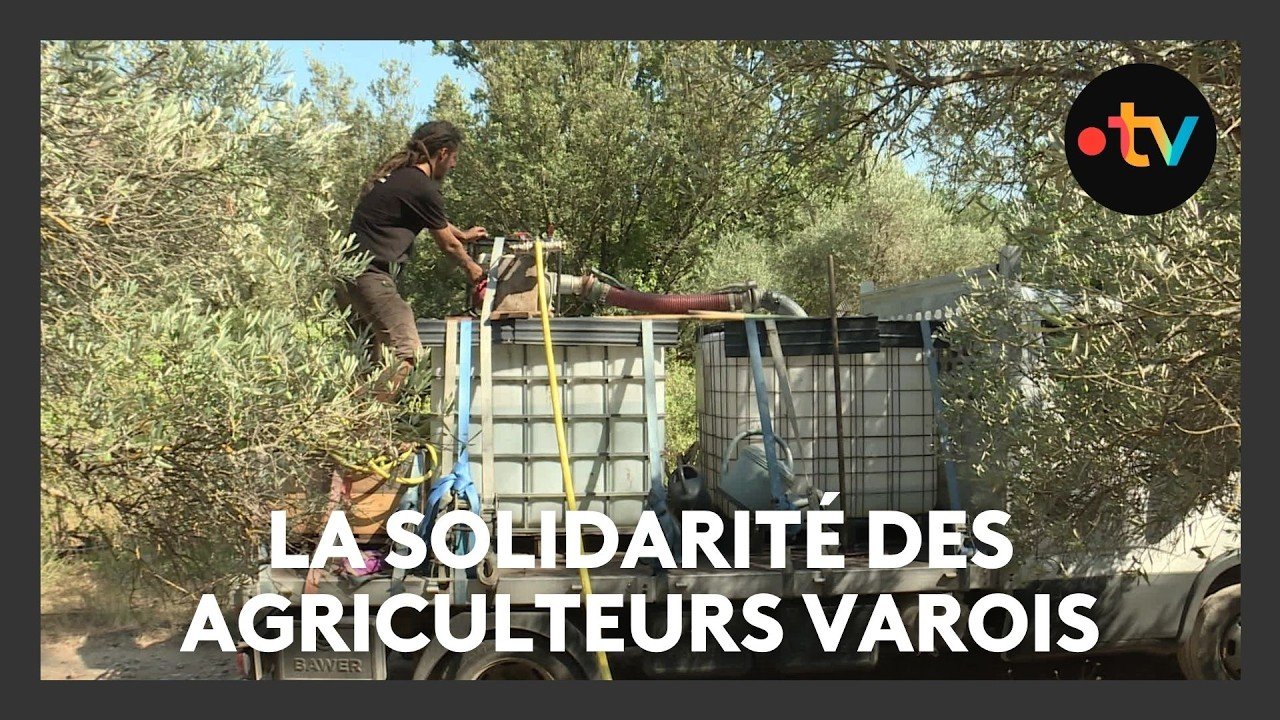 Incendie à Barjols, la solidarité des agriculteurs varois