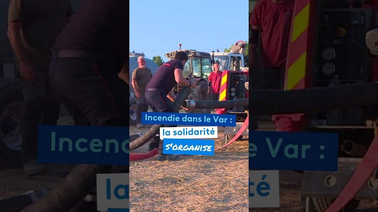 Incendie dans le Var : la solidarité s&rsquo;organise