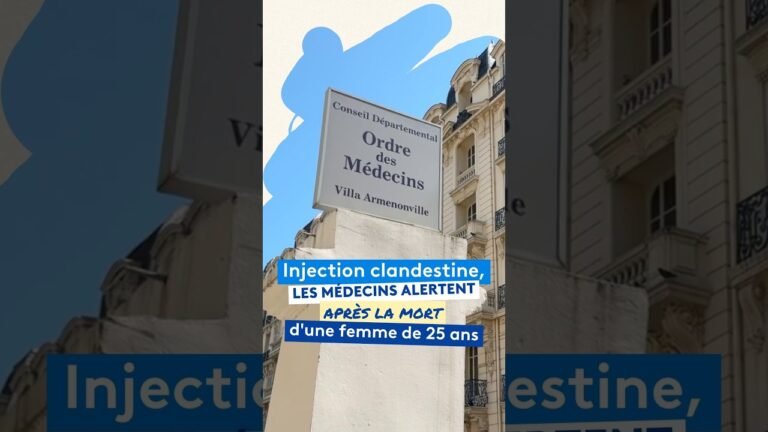 Injection clandestine : les médecins alertent après la mort d&rsquo;une femme de 25 ans