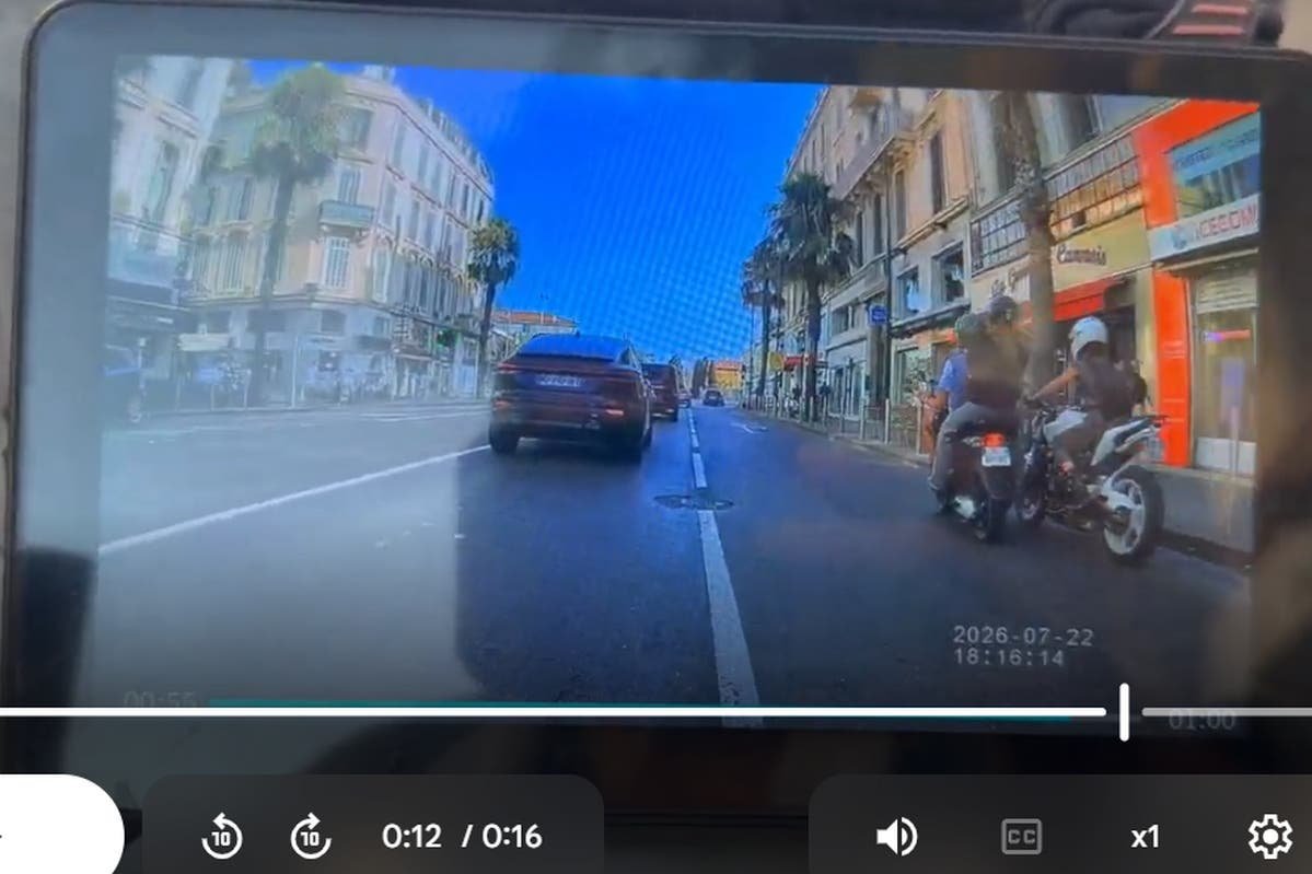 « Je n’en ai pas dormi de la nuit » : le motard qui a filmé l’accident mortel de Cannes raconte le drame