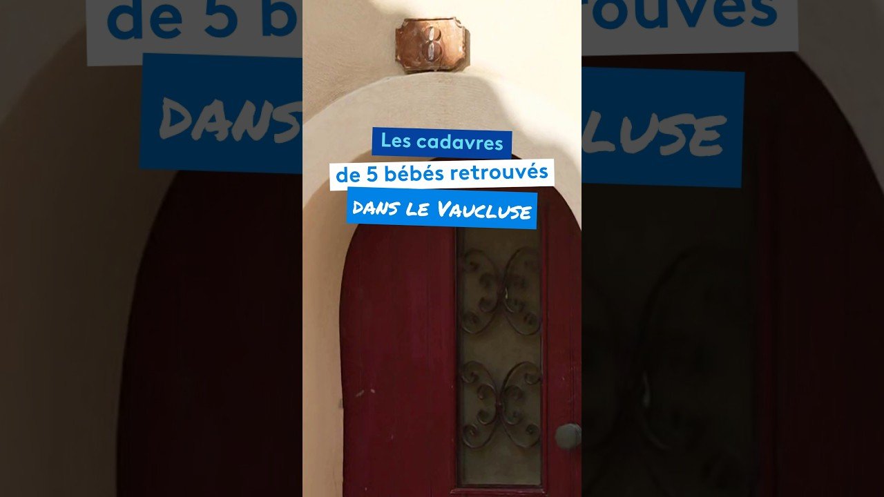 Les cadavres de 5 bébés retrouvés dans la Vaucluse
