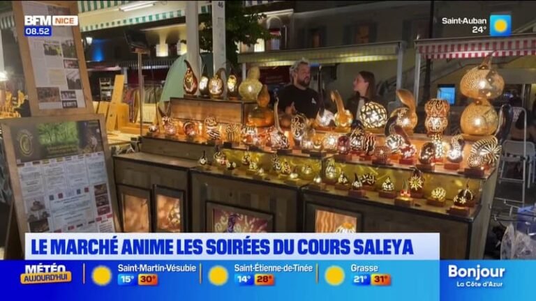 L&rsquo;été chez nous : on vous emmène sur le marché nocturne du Cours Saleya à Nice