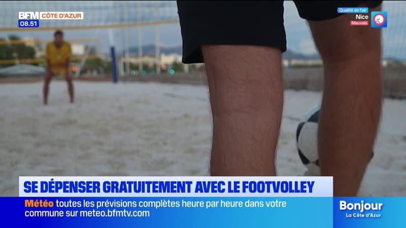 L&rsquo;été chez nous : se dépenser gratuitement avec le footvolley !